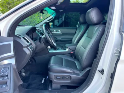 2015 Ford Explorer XLT 6 Cylinders Petrol Engine White Black SUV Japanese Specs