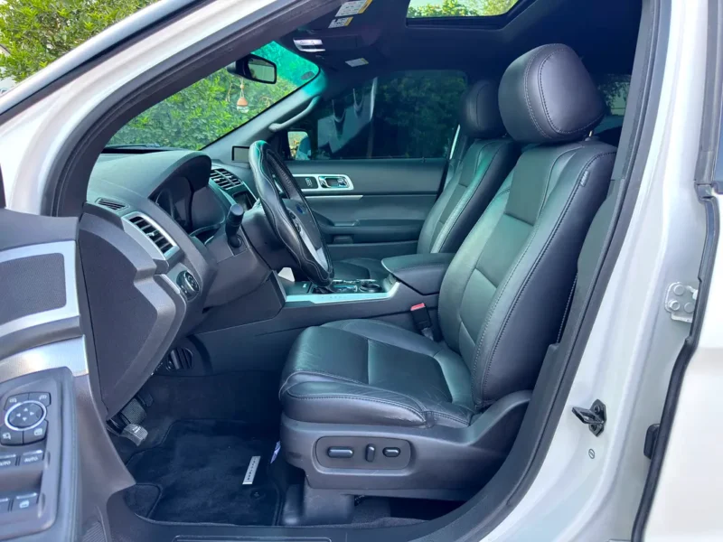 2015 Ford Explorer XLT 6 Cylinders Petrol Engine White Black SUV Japanese Specs