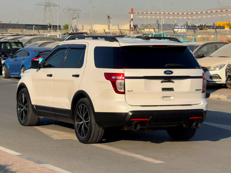 2015 Ford Explorer XLT 6 Cylinders Petrol Engine White Black SUV Japanese Specs