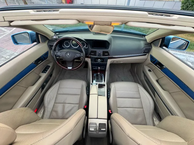 2011 Mercedes-Benz E-Class E 350 6 Cylinders Engine Blue Beige Coupe Pristine Condition