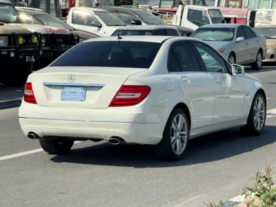 2012 Mercedes-Benz C-Class C350 6 Cylinders Engine White Black Sedan AUCTION GRADE 4/B