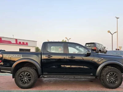 2025 FORD Ranger Raptor 2.0 Litres 4 Cylinders Diesel Engine Black Pickup Truck Full Option