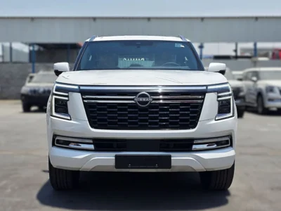 2026 Nissan Patrol LE Platinum City 3.5L Twin Turbo 6 Cylinders Petrol Engine White Tan SUV