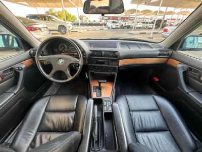 1991 BMW 7-Series 735i 6 Cylinders Petrol Engine Blue Black Sedan Immaculate Condition