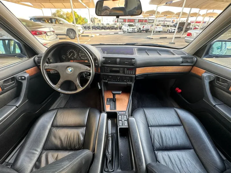 1991 BMW 7-Series 735i 6 Cylinders Petrol Engine Blue Black Sedan Immaculate Condition