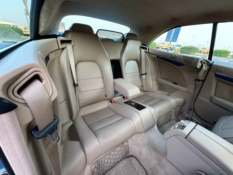 2011 Mercedes-Benz E-Class E 350 6 Cylinders Engine Blue Beige Coupe Pristine Condition