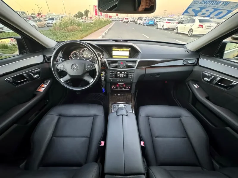 2009 Mercedes-Benz E-Class E 350 6 Cylinders Engine Black Sedan AUCTION GRADE 4 /B