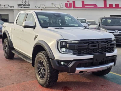 2025 FORD Ranger Raptor 2.0L 4 Cylinders Diesel Engine White Black Pickup Truck Full Option
