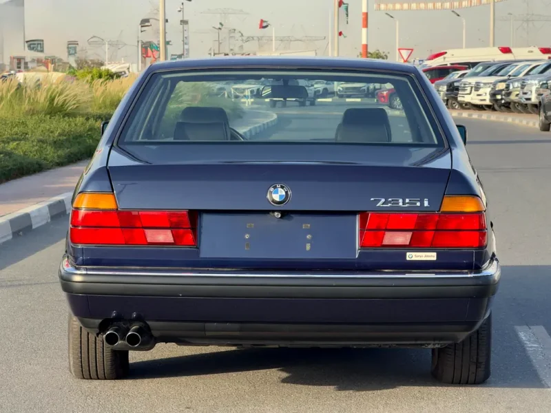 1991 BMW 7-Series 735i 6 Cylinders Petrol Engine Blue Black Sedan Immaculate Condition