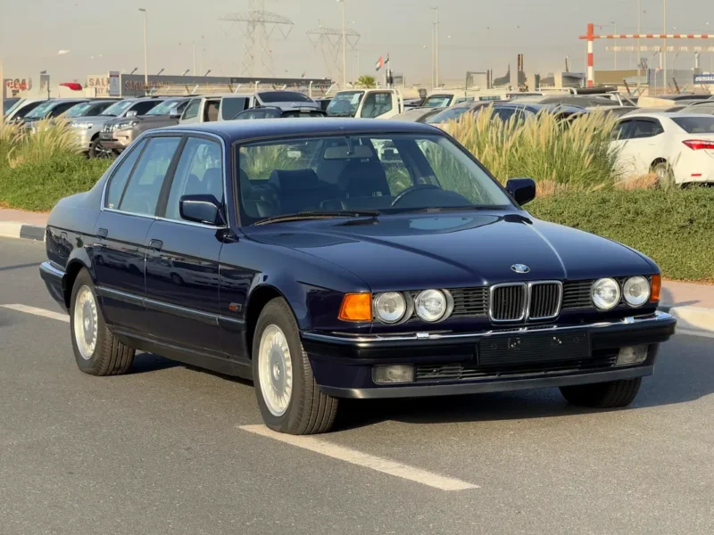 1991 BMW 7-Series 735i 6 Cylinders Petrol Engine Blue Black Sedan Immaculate Condition