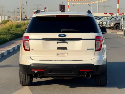 2015 Ford Explorer XLT 6 Cylinders Petrol Engine White Black SUV Japanese Specs