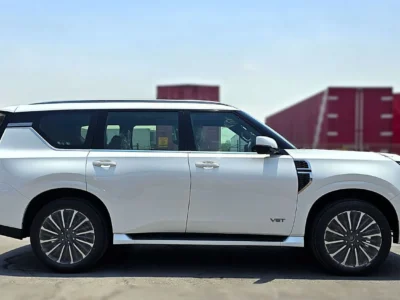 2026 Nissan Patrol LE Platinum City 3.5L Twin Turbo 6 Cylinders Petrol Engine White Tan SUV
