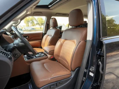 2024 Infiniti QX80 Luxury 5.6 Litres 8 Cylinders Petrol Engine Blue Brown SUV GCC