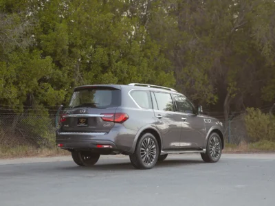 2023 Infiniti QX80 Sensory 5.6 Litres 8 Cylinders Petrol Engine Grey Brown SUV GCC
