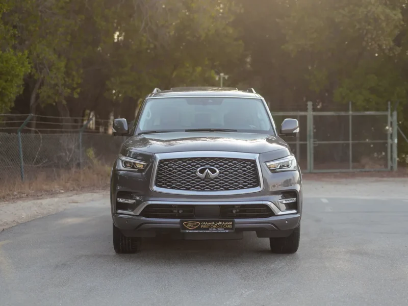 2023 Infiniti QX80 Sensory 5.6 Litres 8 Cylinders Petrol Engine Grey Brown SUV GCC