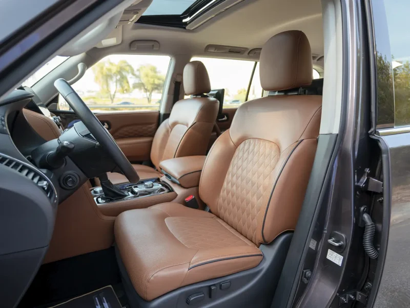 2023 Infiniti QX80 Sensory 5.6 Litres 8 Cylinders Petrol Engine Grey Brown SUV GCC