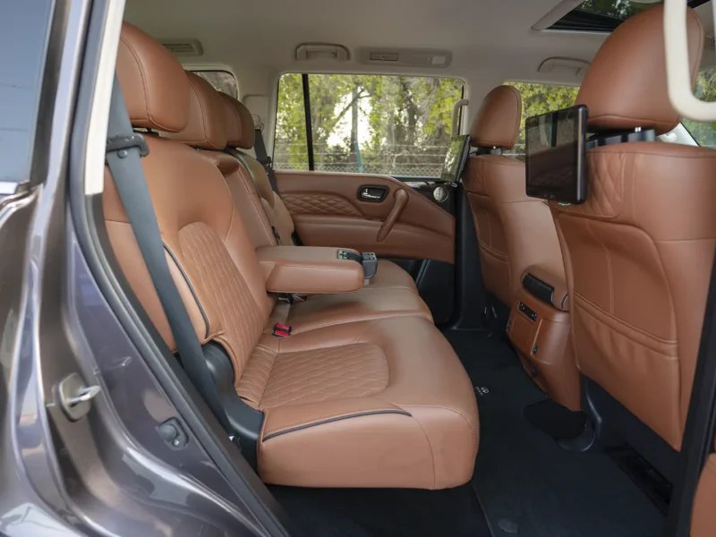 2023 Infiniti QX80 Sensory 5.6 Litres 8 Cylinders Petrol Engine Grey Brown SUV GCC
