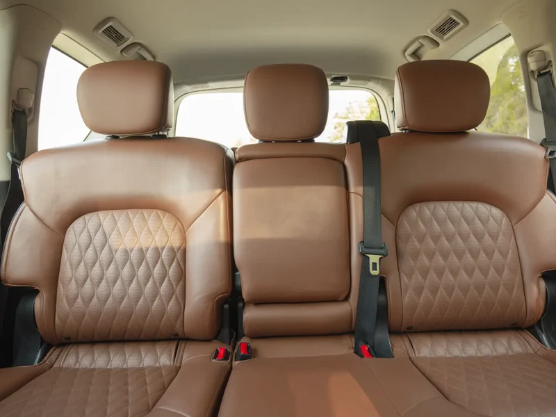 2023 Infiniti QX80 Sensory 5.6 Litres 8 Cylinders Petrol Engine White Brown SUV GCC