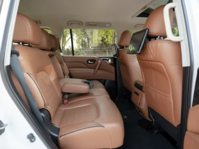2023 Infiniti QX80 Sensory 5.6 Litres 8 Cylinders Petrol Engine White Brown SUV GCC