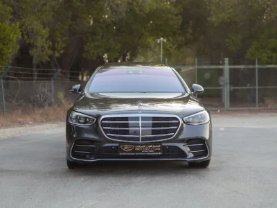 2021 Mercedes-Benz S-Class S 450 4MATIC 3.0L 6 Cylinders Petrol Engine Grey Brown Sedan