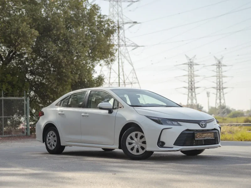 2024 Toyota Corolla XLI 1.6 Litres 4 Cylinders Petrol Engine White Grey Sedan GCC Specs