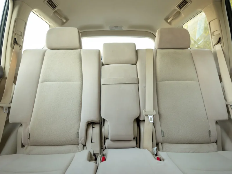 2019 Toyota Prado EXR 4.0 Litres 6 Cylinders Petrol Engine White Beige SUV GCC Specs