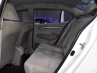 2012 Honda City EX 4 Cylinders Petrol Engine White Beige Sedan GCC Specs Automatic