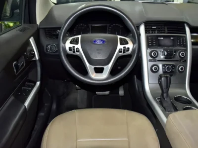 2014 Ford Edge SE 6 Cylinders Petrol Engine Silver Beige SUV GCC Specs Automatic