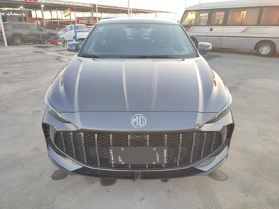 2025 MG MG5 1.5L 180 DVVT 4 Cylinders Petrol Engine Grey Black Sedan GCC Full Option