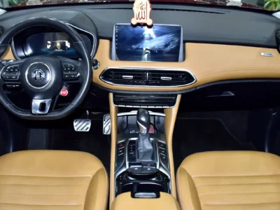 2020 MG HS Trophy 4 Cylinders Petrol Engine Red Tan SUV GCC Specs Automatic