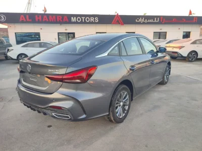 2025 MG MG5 1.5L 180 DVVT 4 Cylinders Petrol Engine Grey Black Sedan GCC Full Option