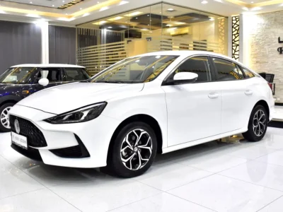 2023 MG GT Comfort 4 Cylinders Petrol Engine White Black Sedan GCC Specs Automatic