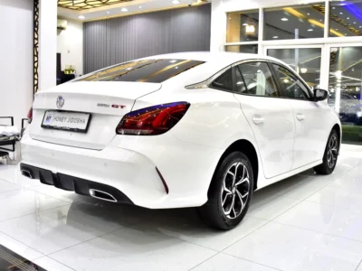 2023 MG GT Comfort 4 Cylinders Petrol Engine White Black Sedan GCC Specs Automatic