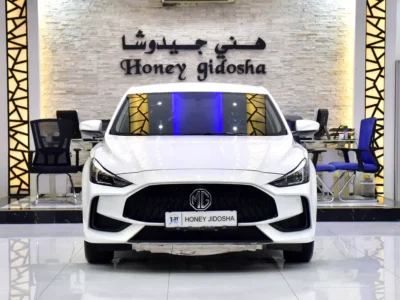 2023 MG GT Comfort 4 Cylinders Petrol Engine White Black Sedan GCC Specs Automatic