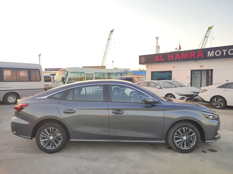 2025 MG MG5 1.5L 180 DVVT 4 Cylinders Petrol Engine Grey Black Sedan GCC Full Option