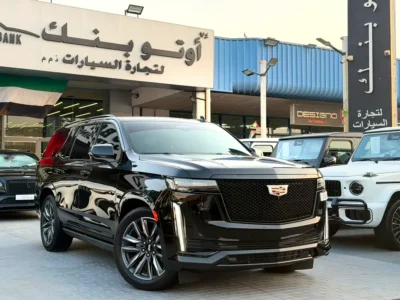 2023 Cadillac Escalade Sport Platinum 8 Cylinders petrol Engine Black Maroon SUV GCC Specs