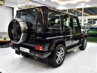 2015 Mercedes-Benz G-Class G 63 AMG 8 Cylinders Petrol Engine Black Red SUV GCC Specs