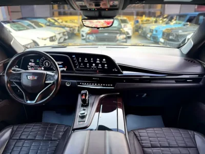 2023 Cadillac Escalade Sport Platinum 8 Cylinders petrol Engine Black Maroon SUV GCC Specs