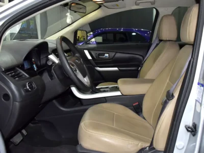 2014 Ford Edge SE 6 Cylinders Petrol Engine Silver Beige SUV GCC Specs Automatic