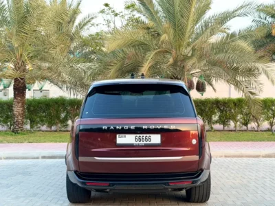 2023 Land Rover Range Rover SV 8 Cylinders Petrol Engine Maroon Tan SUV GCC Specs