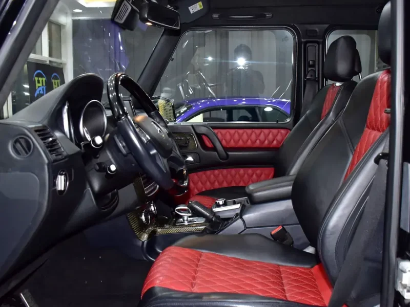 2015 Mercedes-Benz G-Class G 63 AMG 8 Cylinders Petrol Engine Black Red SUV GCC Specs