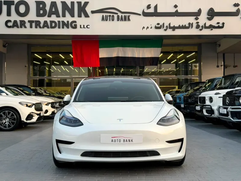 2023 Tesla Model 3 Performance Electric Vehicle 450 - 550 KM White Black Sedan GCC Specs