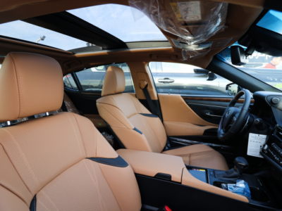 2026 LEXUS ES350 3.5 Litres V6 PETROL Engine White Brown Luxury Sedan GCC Specifications