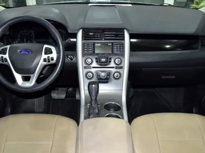 2014 Ford Edge SE 6 Cylinders Petrol Engine Silver Beige SUV GCC Specs Automatic