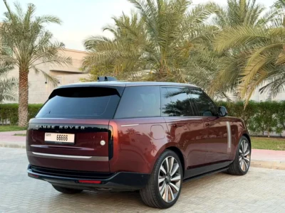 2023 Land Rover Range Rover SV 8 Cylinders Petrol Engine Maroon Tan SUV GCC Specs