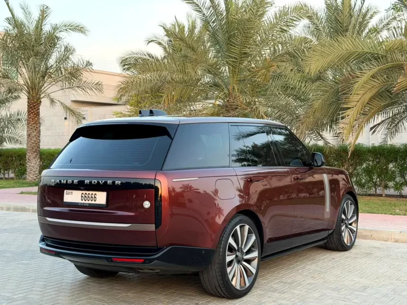2023 Land Rover Range Rover SV 8 Cylinders Petrol Engine Maroon Tan SUV GCC Specs