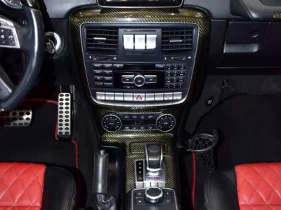 2015 Mercedes-Benz G-Class G 63 AMG 8 Cylinders Petrol Engine Black Red SUV GCC Specs