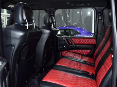 2015 Mercedes-Benz G-Class G 63 AMG 8 Cylinders Petrol Engine Black Red SUV GCC Specs