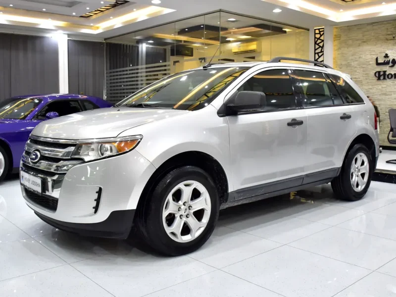 2014 Ford Edge SE 6 Cylinders Petrol Engine Silver Beige SUV GCC Specs Automatic