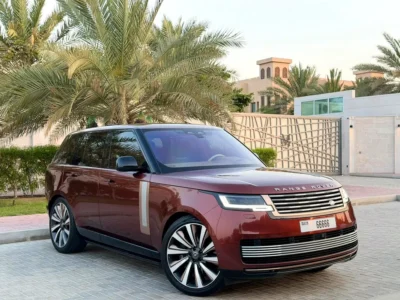 2023 Land Rover Range Rover SV 8 Cylinders Petrol Engine Maroon Tan SUV GCC Specs